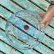 Vintage transparent salad bowl