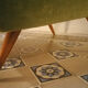 Club Chair fabric with armrests teak 50s 60s
