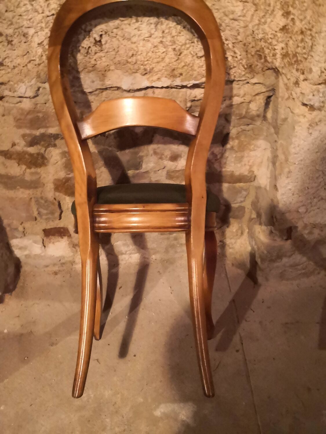 6 Chaises Louis-Philippe boiserie en hêtre