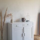 Old white parisian buffet