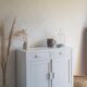 Old white parisian buffet