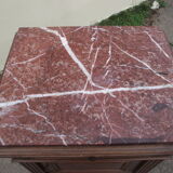 Louis XV style bedside table Walnut beginning 20 eme