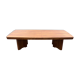 Solid elm coffee table 70s