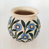 Ceramic vase ball signed elchinger