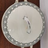 Iron earth tureen ec Salins, Louis XVI garlands