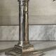pair of Victorian style silver-plated candlesticks