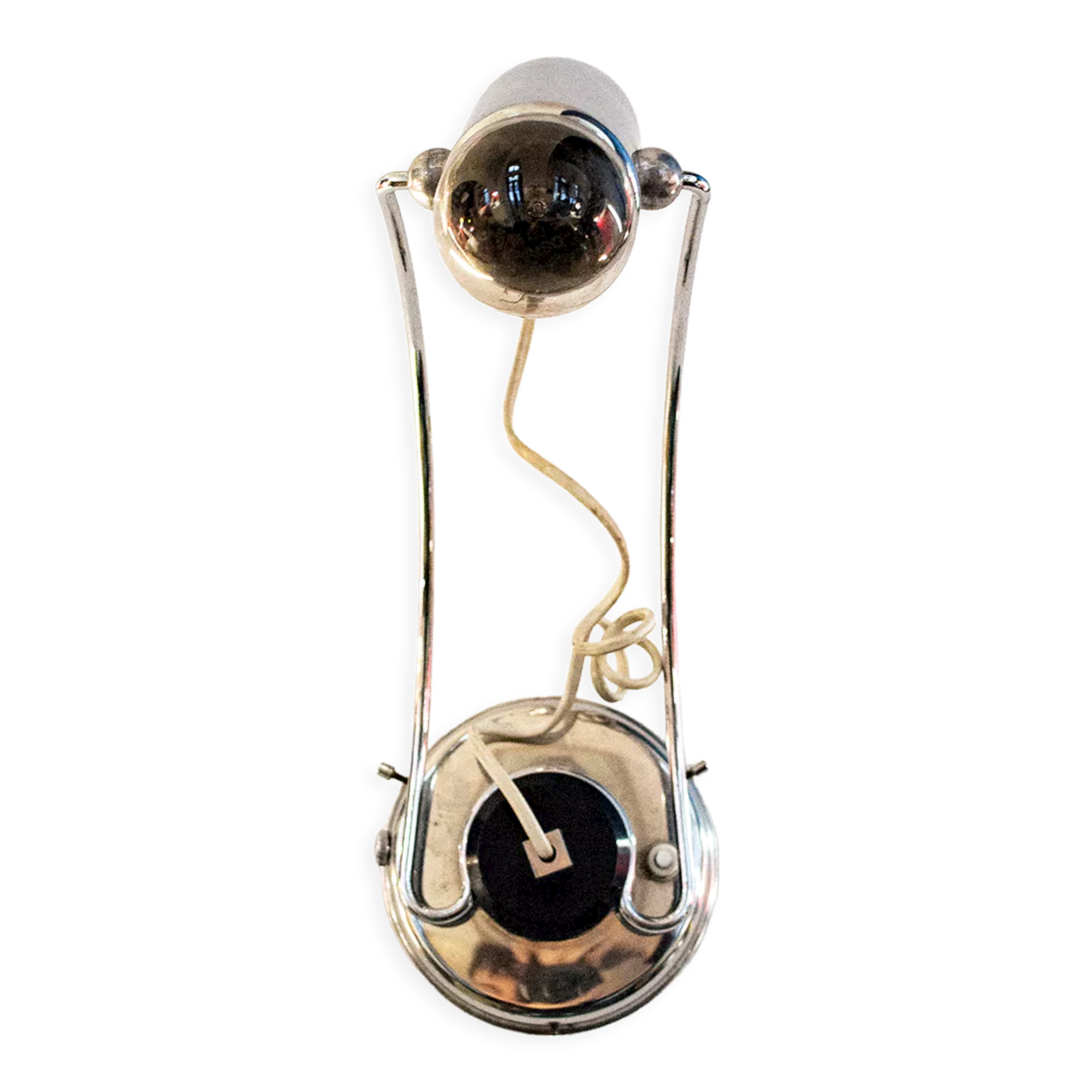 Steel Wall Lamp by Francesco Fois for Reggiani, Italy, 1960s