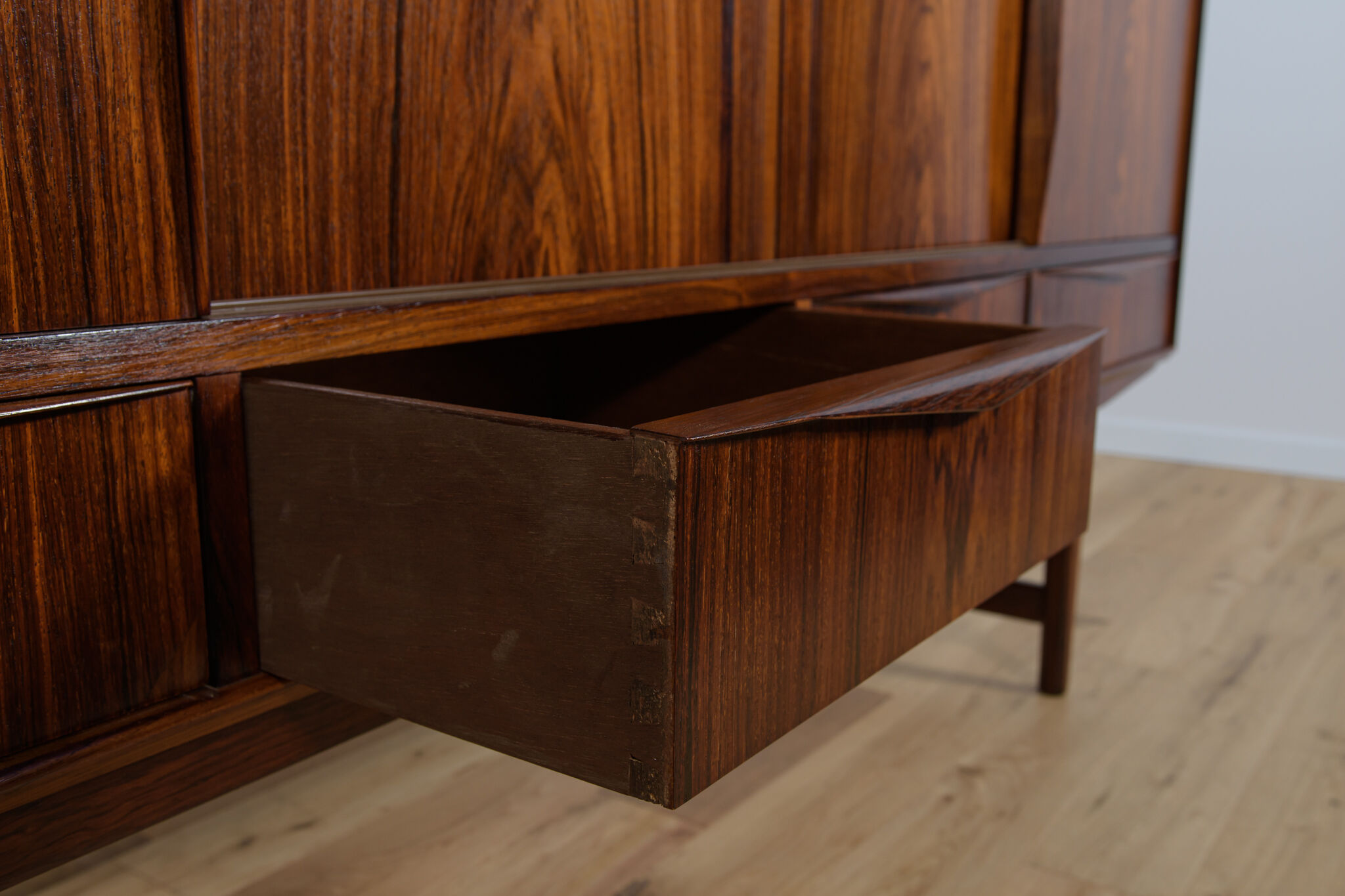 Mid century rosewood Danish sideboard by E. W. Bach for Sejling Skabe, 1960s