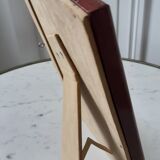 Varnished wooden mirror to install or hang 20x26cm