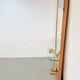 Vintage Floor Mirror with Console Table from Cristal Art, Italy, 1960s