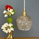 Vintage moulded glass suspension globe
