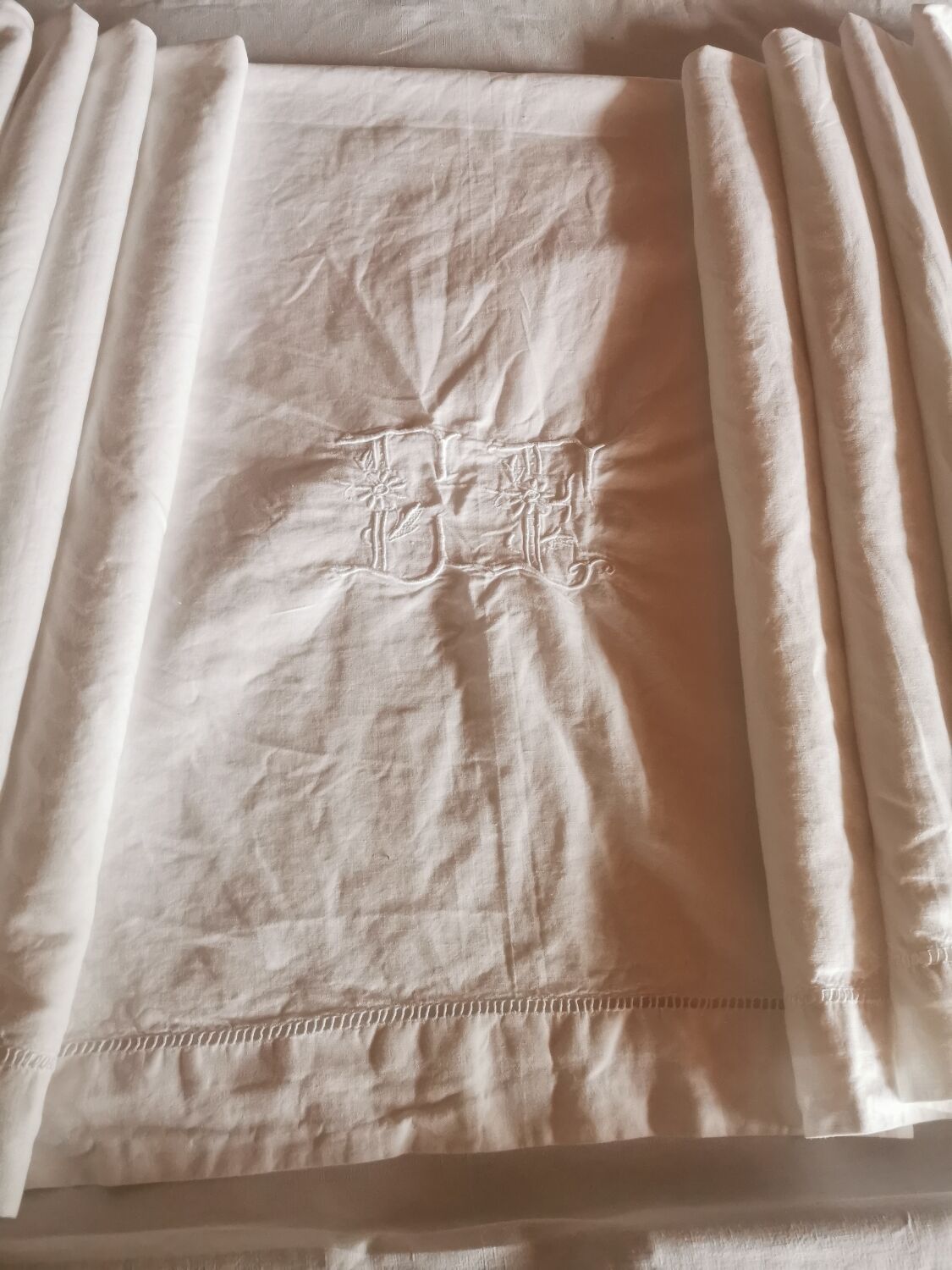 Very old monogrammed sheet