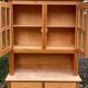 2-part solid wood buffet display cabinet kitchen storage cabinet 94cm