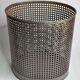 Industrial style metal wastebasket, 50s