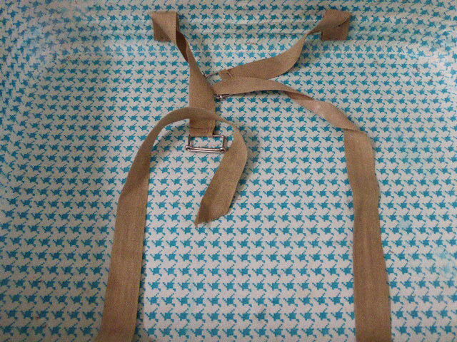 Valise vintage 1950-60 simili cuir caramel