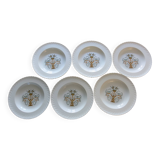 6 soup plates from Bavaria Germany in very good condition
