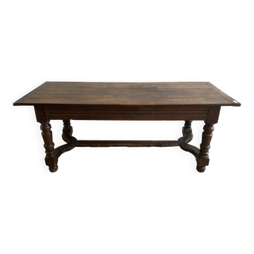Table XIX style Renaissance chêne massif