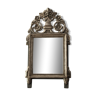 Louis XVI carved wood mirror - Gilded with silver leaf