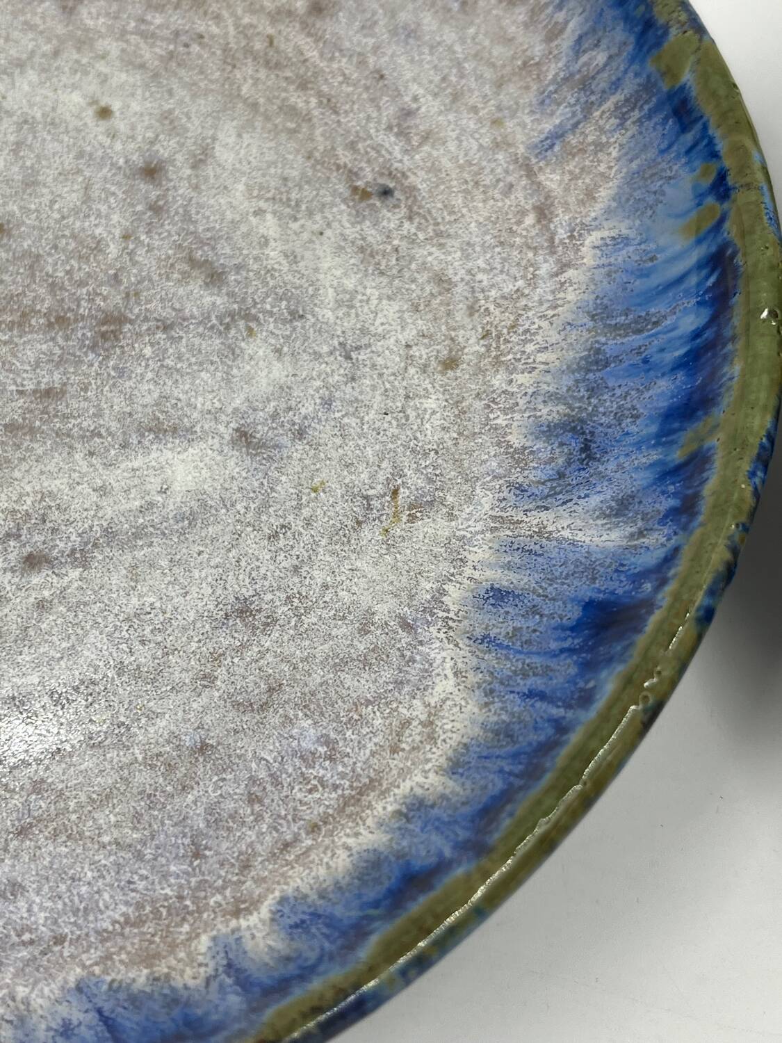 Set of 2 earthenware soup plates