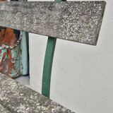 Old patinated garden bench 1950s