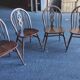 Série de 4 chaises Ercol des années 60