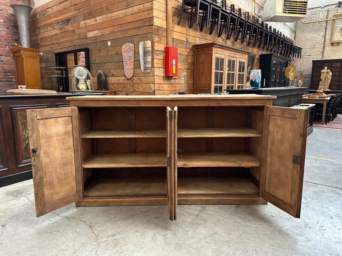 Early 20th-century oak workshop furniture