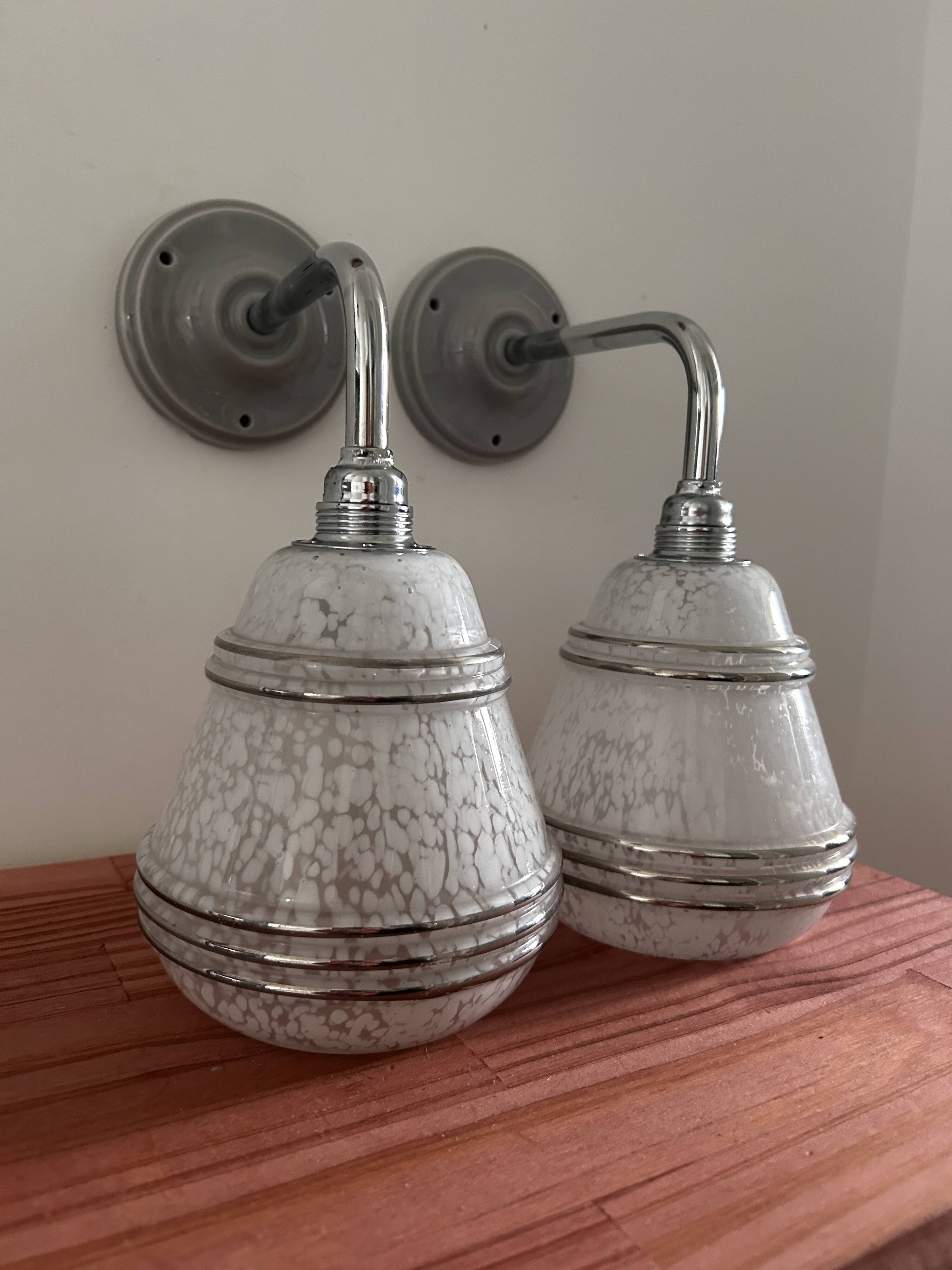 Pair of vintage wall lights