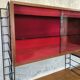 Modular vintage wall unit in teak.