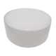 Ceiling light in white opal. Round-shaped light fixture, made of white glass, ut