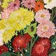 Flower bouquet painting