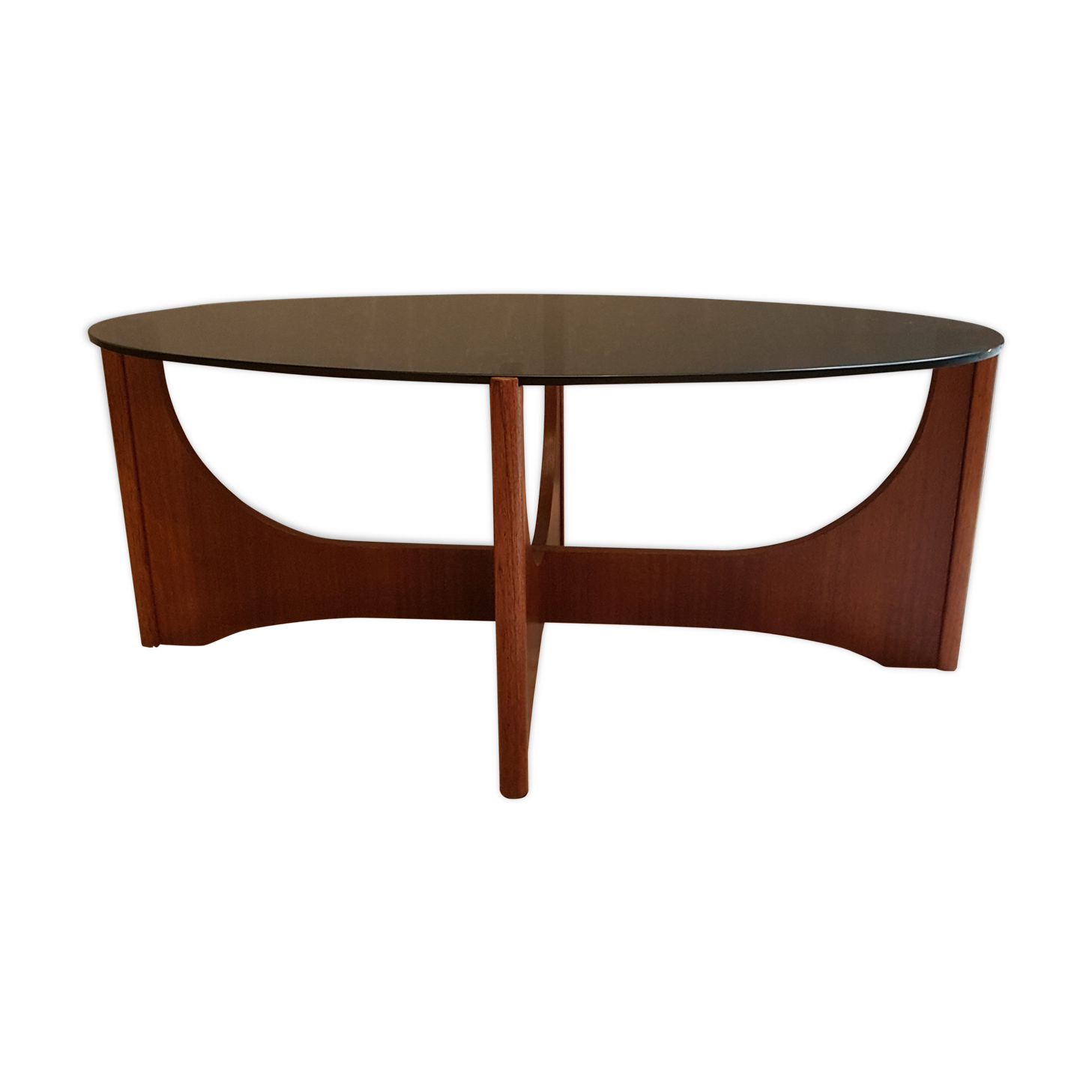 Designer coffee table Hugues Poignant 1960