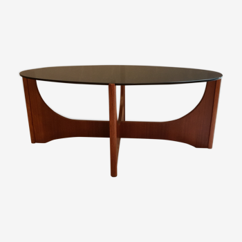 Designer coffee table Hugues Poignant 1960