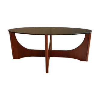 Designer coffee table Hugues Poignant 1960