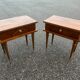 Paire de tables de chevets 1950