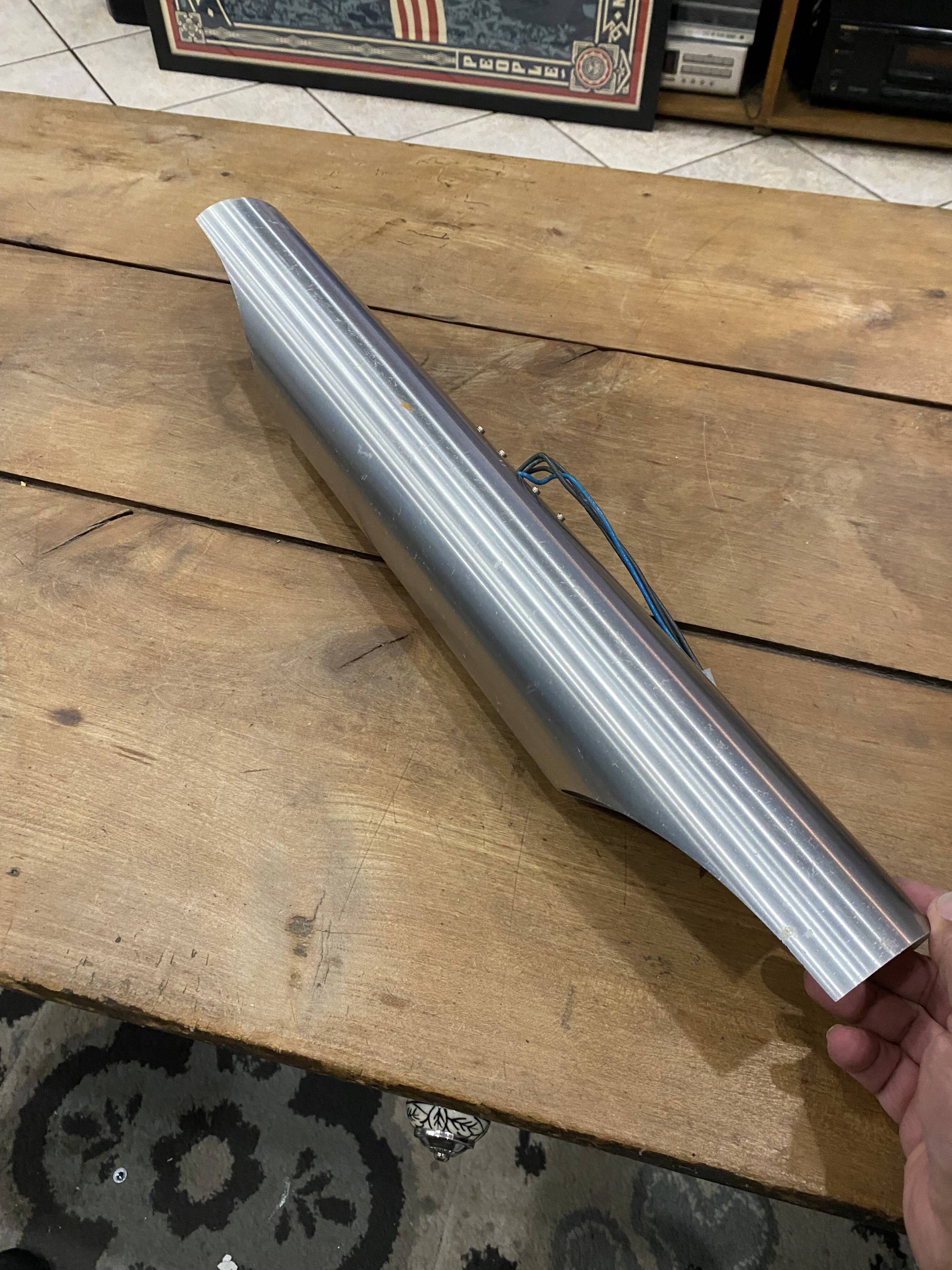 Wall lamp n2 Sconce Fuga XXL 60cm Aluminum Raak Komulainen 1970 vintage