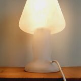 Mushroom-shaped glass lamp