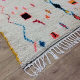 Handmade wool Berber rug 300 X 186 CM