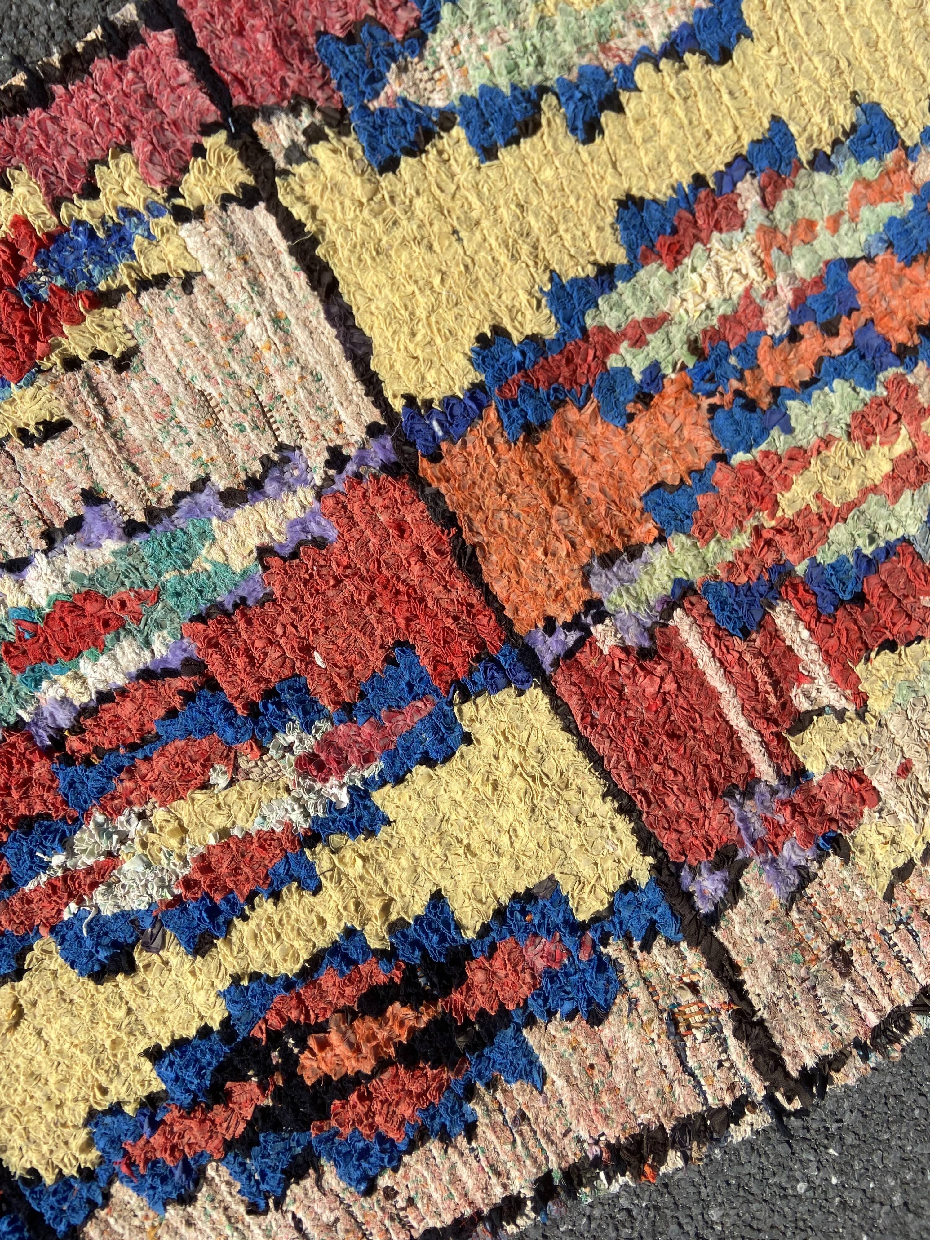 Berbere boucherouite carpet 95x220 cm