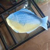 Plat en barbotine poisson