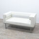 White leather sofa klöber