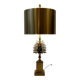 Lampe de table Bronze et Laiton Maison Charles modèle pommes de pin