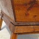 Rustic kneading trough in solid oak, removable lid and base.