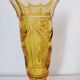 Orange glass vase