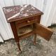 Louis XVI Style Walnut Bedside Table – Early 20th Century