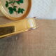Brass top with vintage mirror