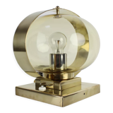 Preciosa Gold Wall Lamp or Table Lamp / Kamenický Šenov, 1970s