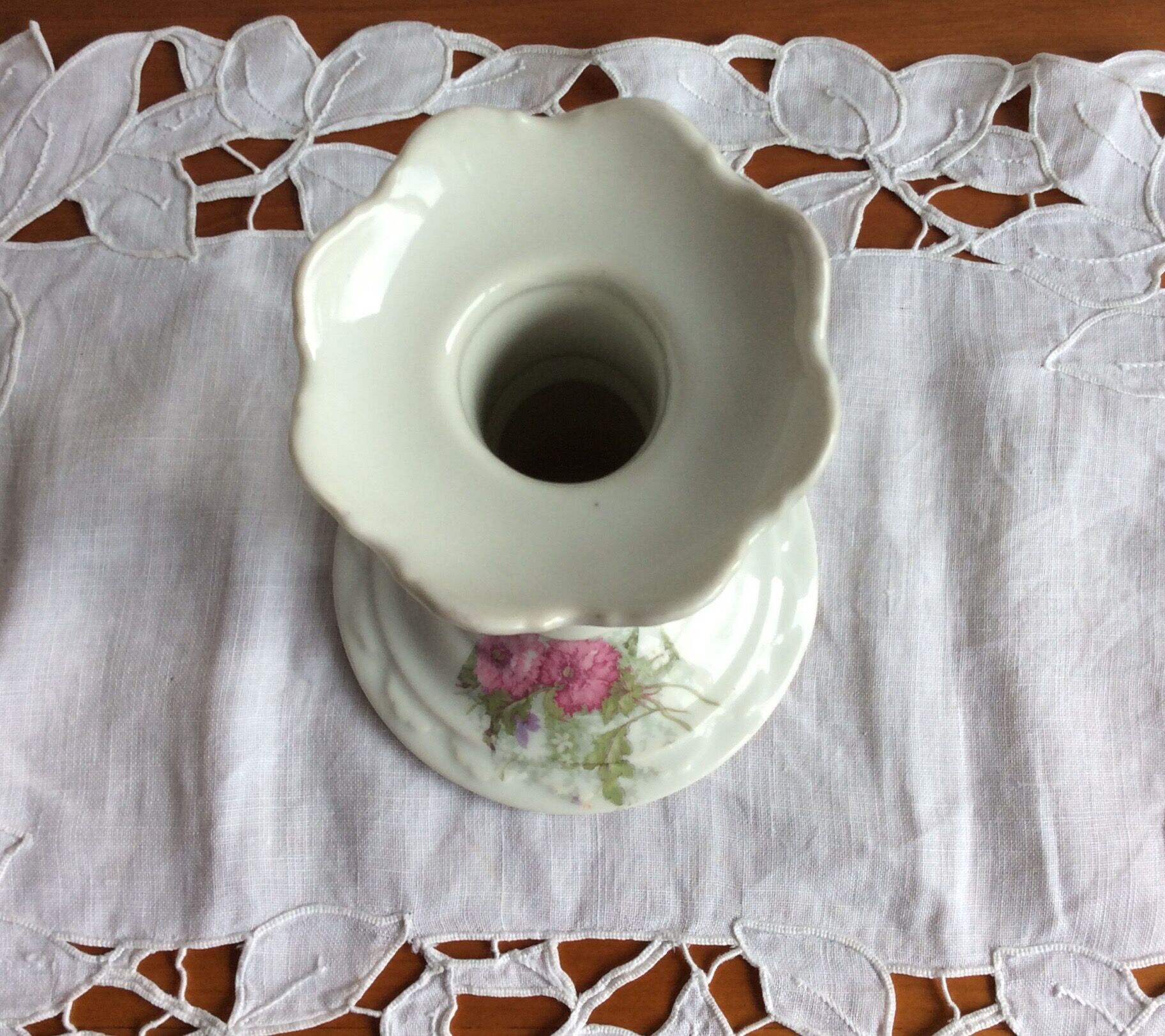 Old porcelain candle holder Limoges