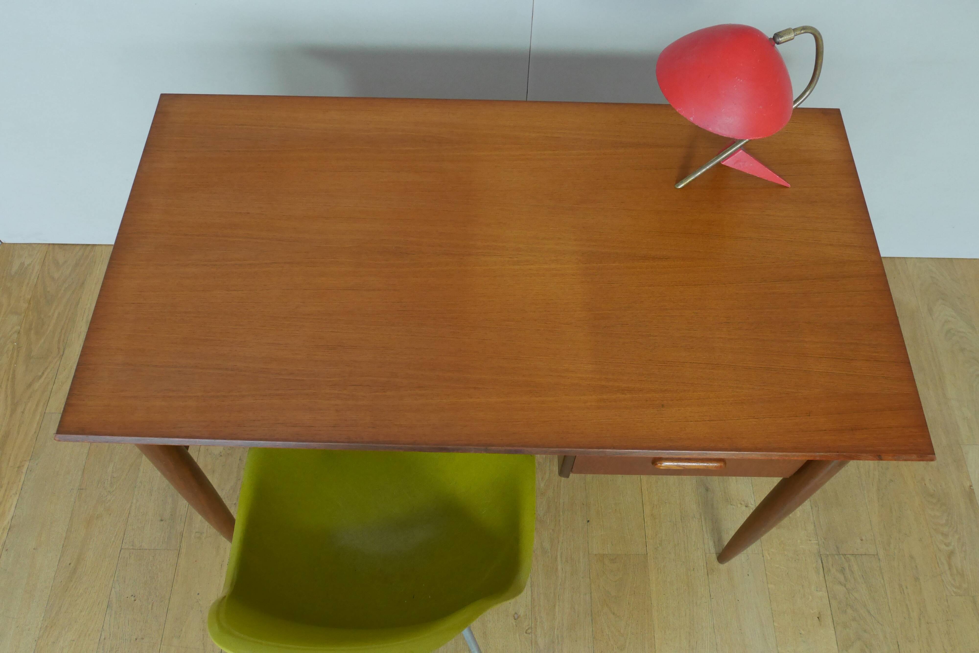Scandinavian desk in teak from the 60s