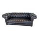 Chesterfield 3-seater sofa - Marway - genuine leather