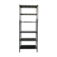 Design in metal chrome and smoked glass shelf